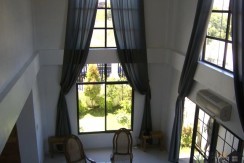 2 storey windows of formal living room