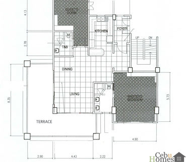floor plan (A unit Villa Nautica)